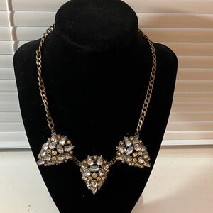 Vintage Crystal Statement Necklace